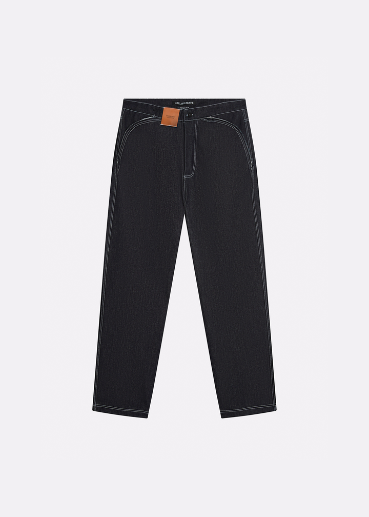 Jean en denim brut