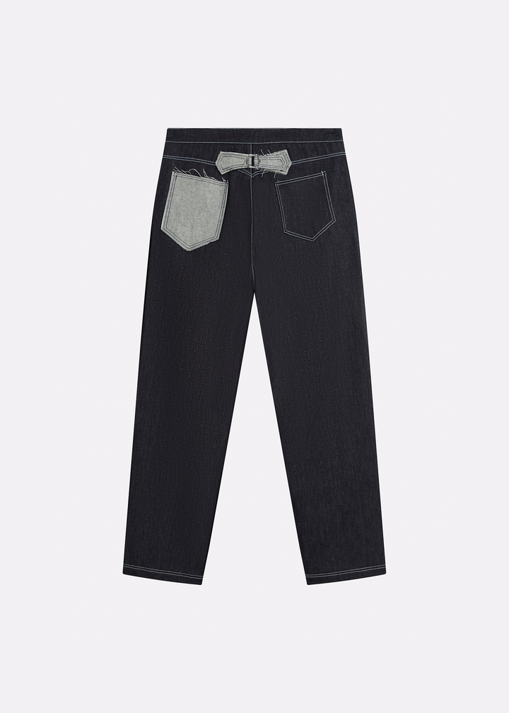 Jean en denim brut