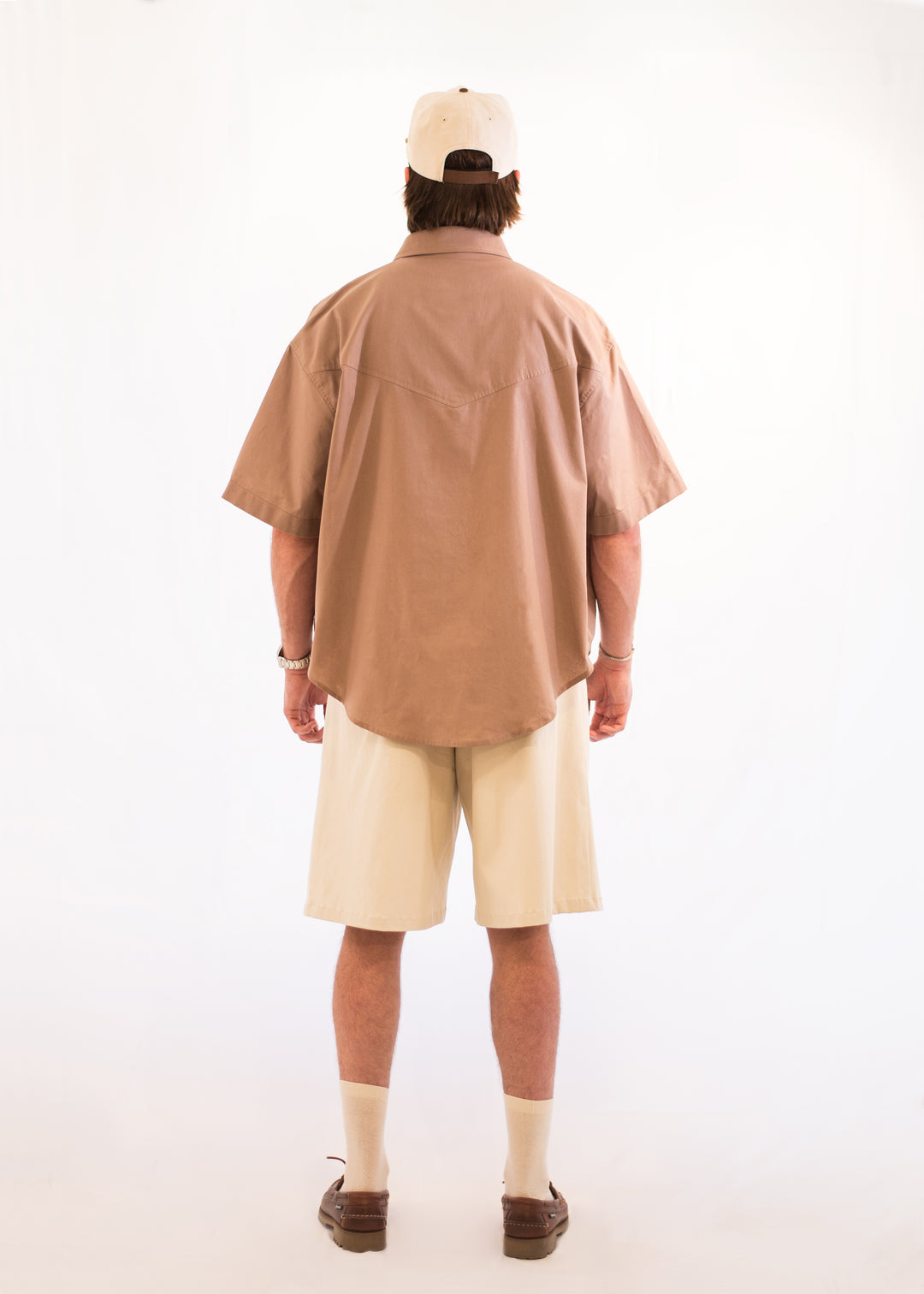 Chemise manches courtes en popeline