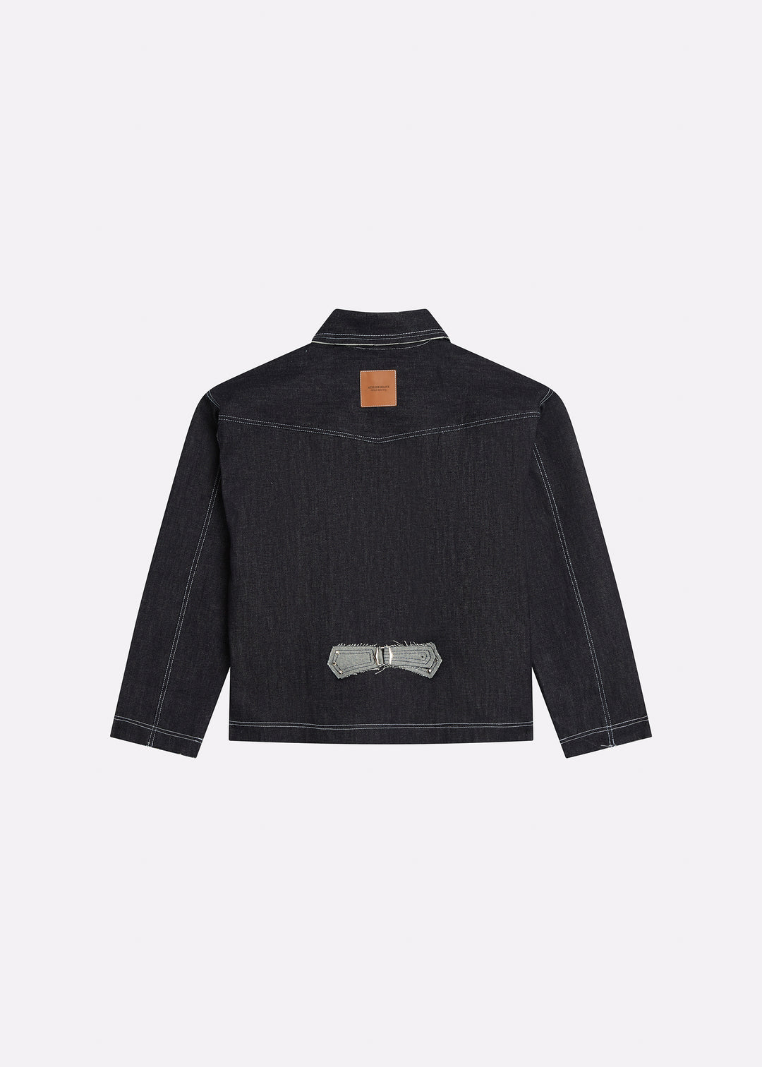 Veste en denim brut