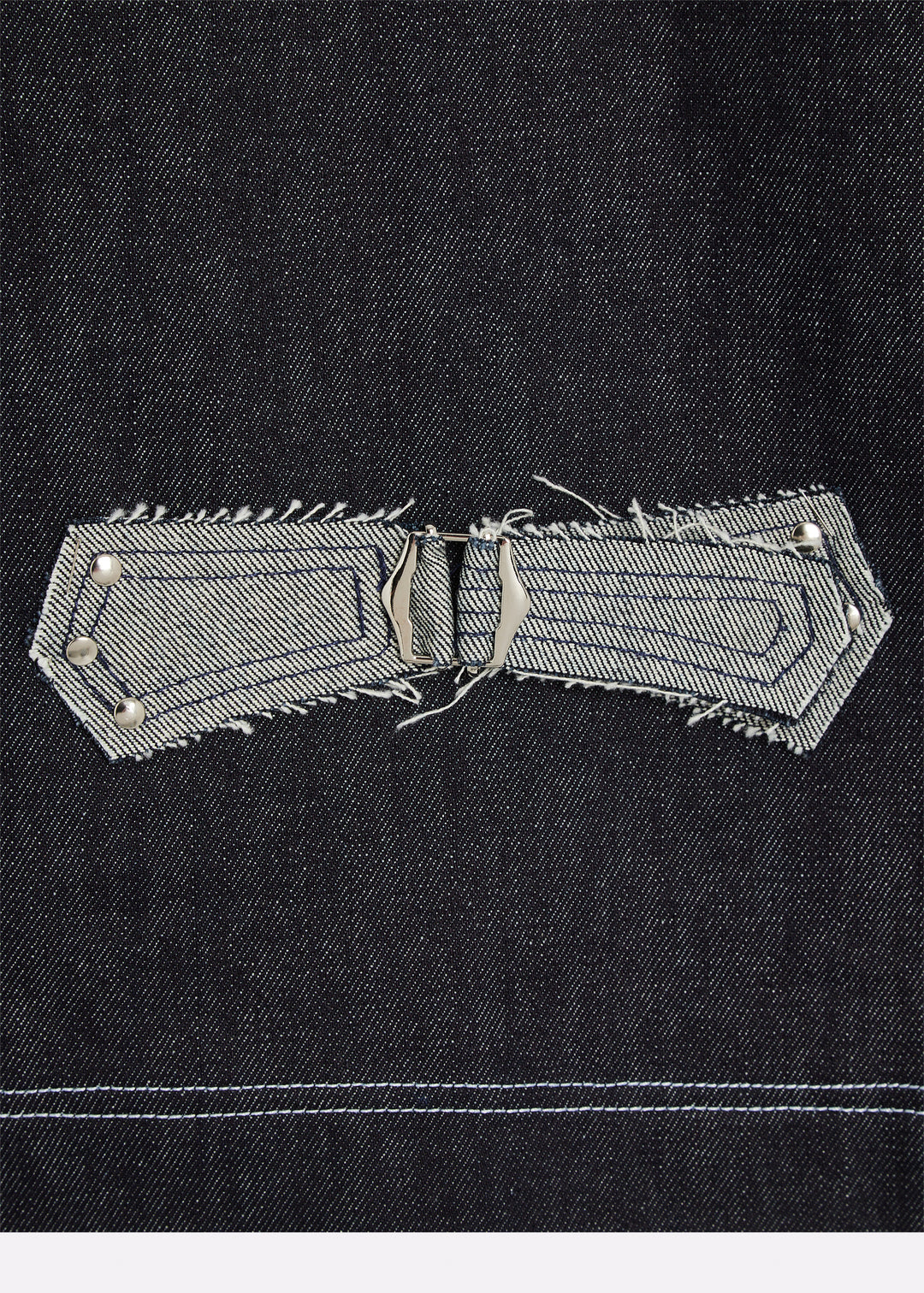 Veste en denim brut