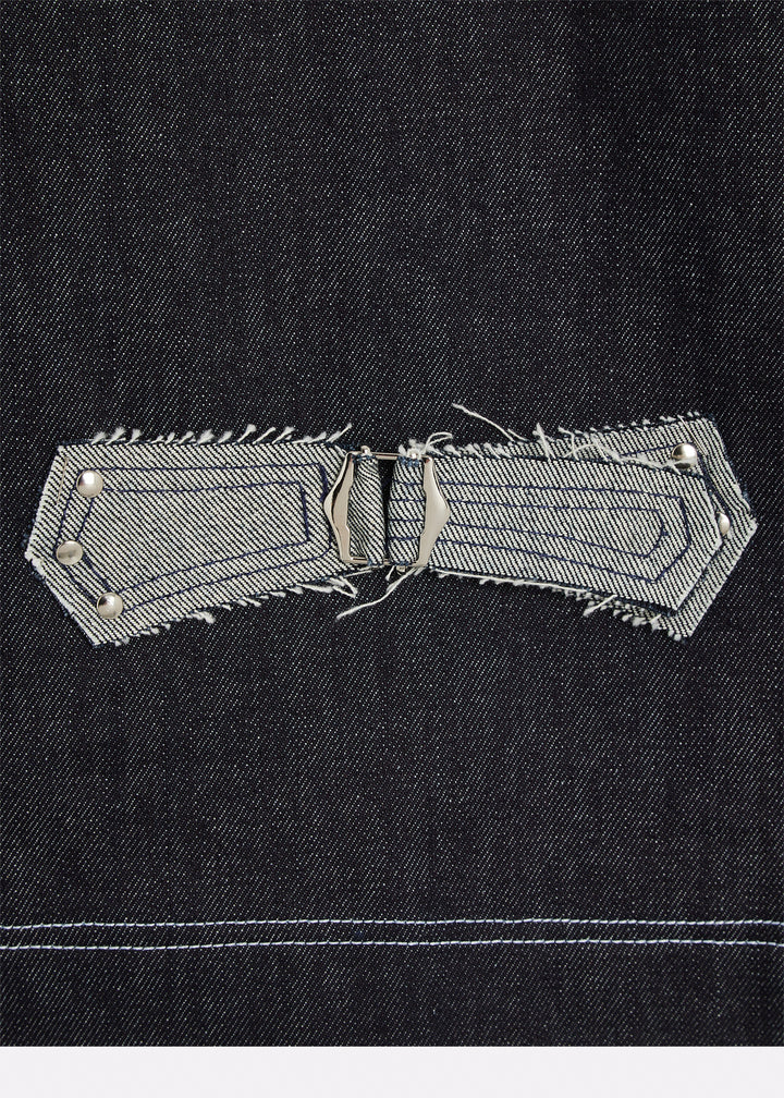 Veste en denim brut
